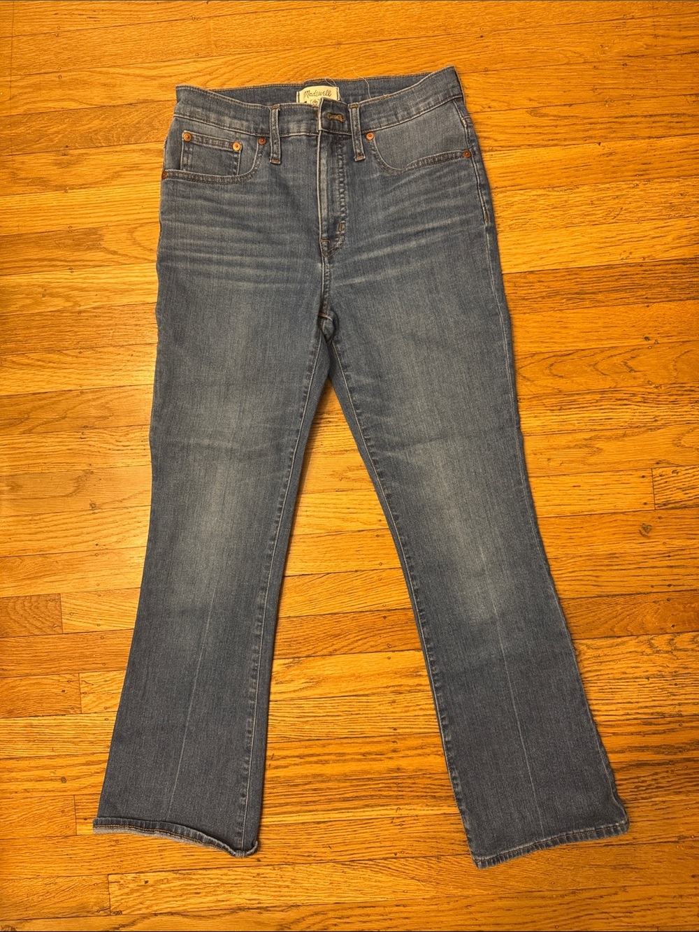 Madewell Cali Demi Boot Jeans 27T